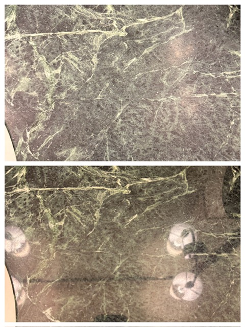 大理石蛇紋石の研磨作業写真